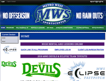 Tablet Screenshot of mwsportscenter.com